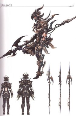 画像1: Final Fantasy XIV 竜騎士 風 コスプレ衣装 