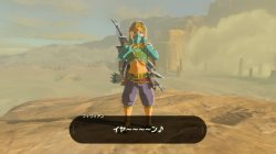 画像1: ゼルダの伝説 ブレス オブ ザ ワイルド breath of the wild リンク砂漠婦人服  風 コスプレ衣装