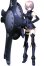 画像1: Fate Grand Order FGO マシュ・キリエライト   風 コスプレ衣装  (1)