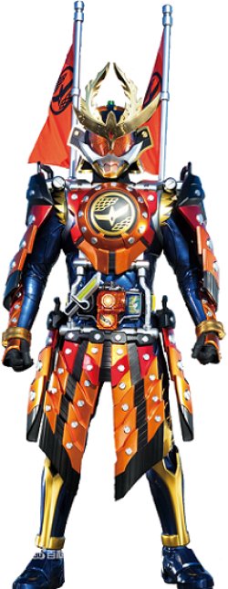 画像1: 仮面ライダー鎧武、Kamen Rider Gaim カチドキアームズ/Kachidoki Arms 風 コスプレ衣装 