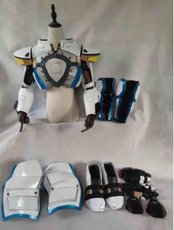 画像2:  仮面ライダー イクサ  Ixa 風 コスプレ衣装