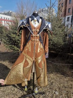 画像2: 原神(げんしん)  鍾離  風 コスプレ衣装 