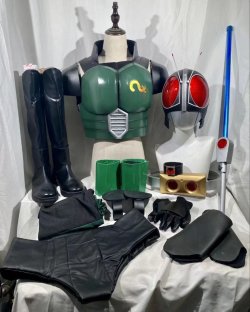 画像2:  仮面ライダー BLACK RX 風 コスプレ衣装