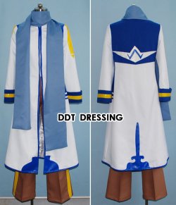 画像1: (VOCALOID)★KAITO 新品コスプレ衣装★ 