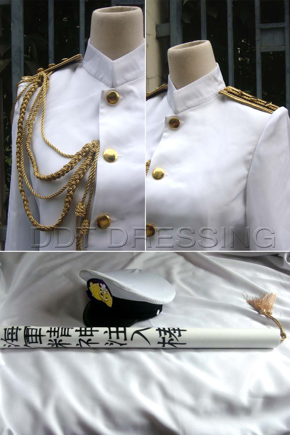 画像: 大日本帝國擬人化海軍深夜隊 戦艦大和　風衣装